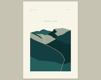 Scafell Pike – Fine Art Giclée Print A3