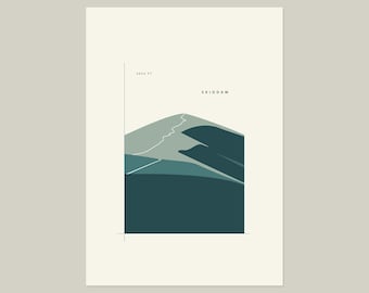 Skiddaw - Fine Art Giclée Print A3