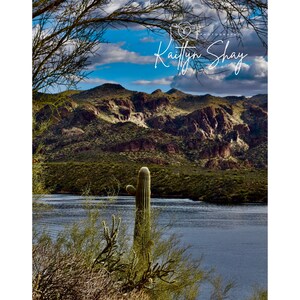 Saguaro Lake Cactus Print