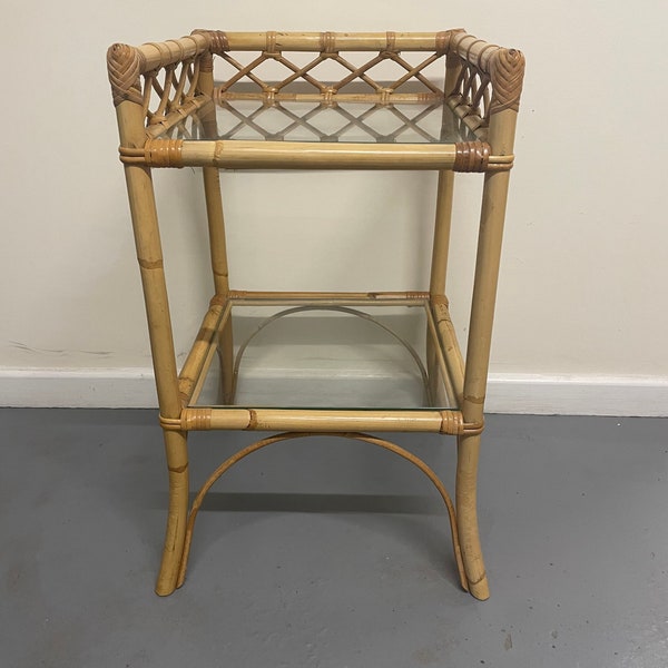 Bamboo Bedside Table Etsy UK