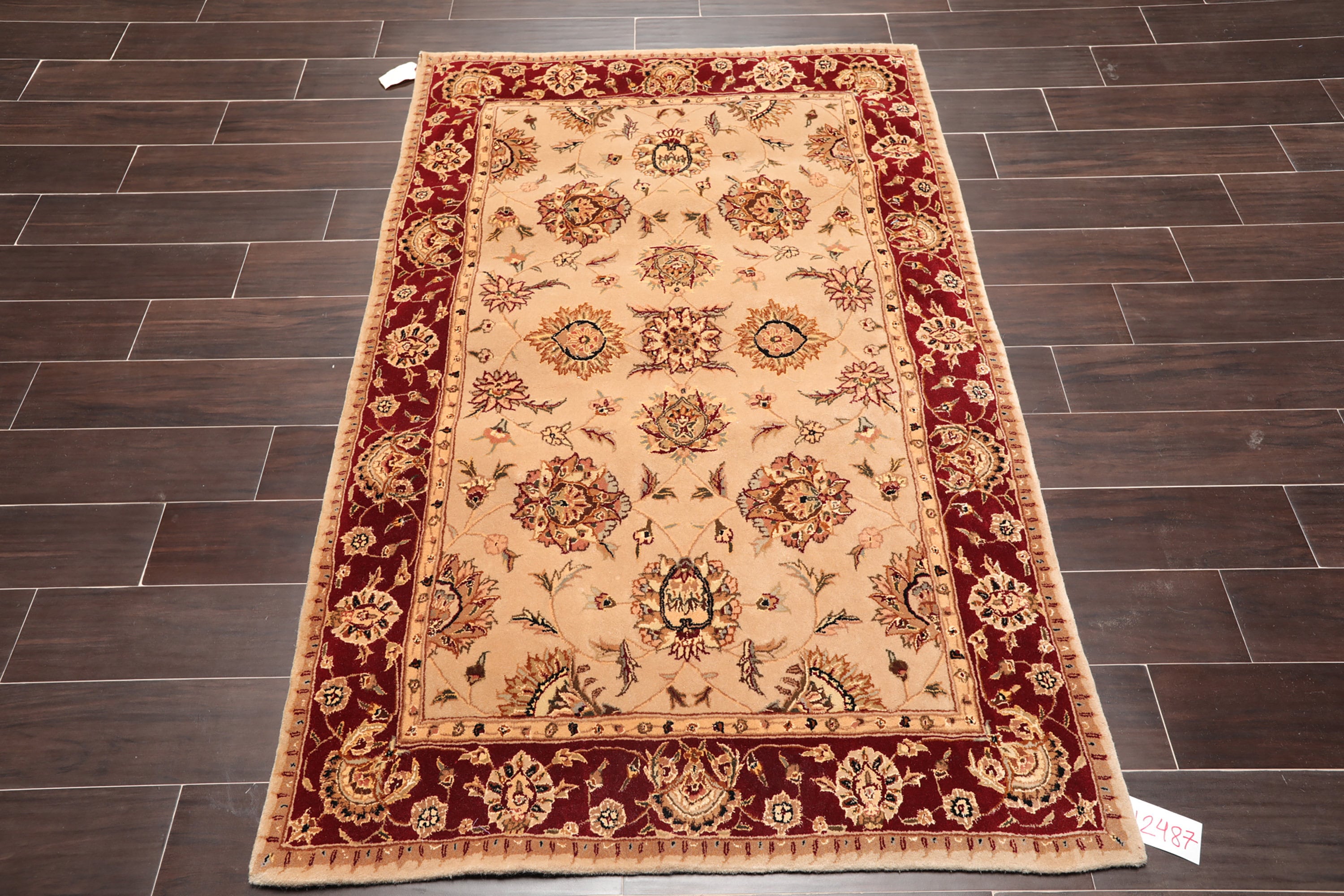 Oriental Area Rug Hand Tufted New Zealand Wool & Silk Etsy