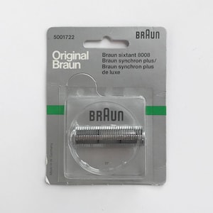 Cuchilla para afeitadora BRAUN vintage, Sixtant 8008, Synchron Plus, nueva en caja