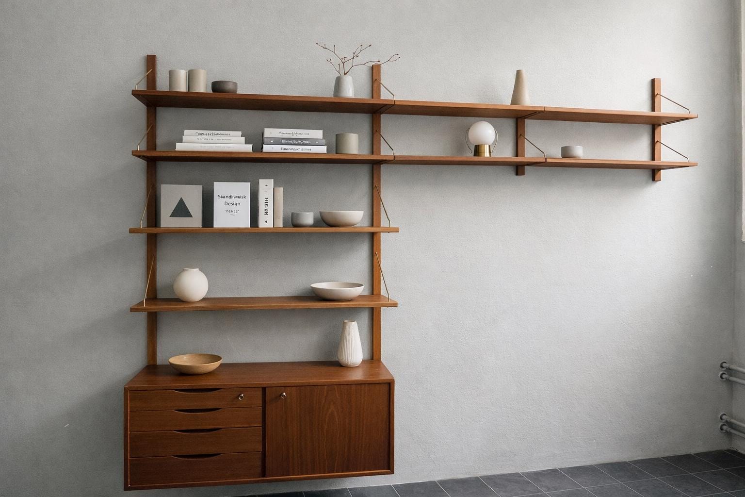 Teak wall unit - Etsy 日本