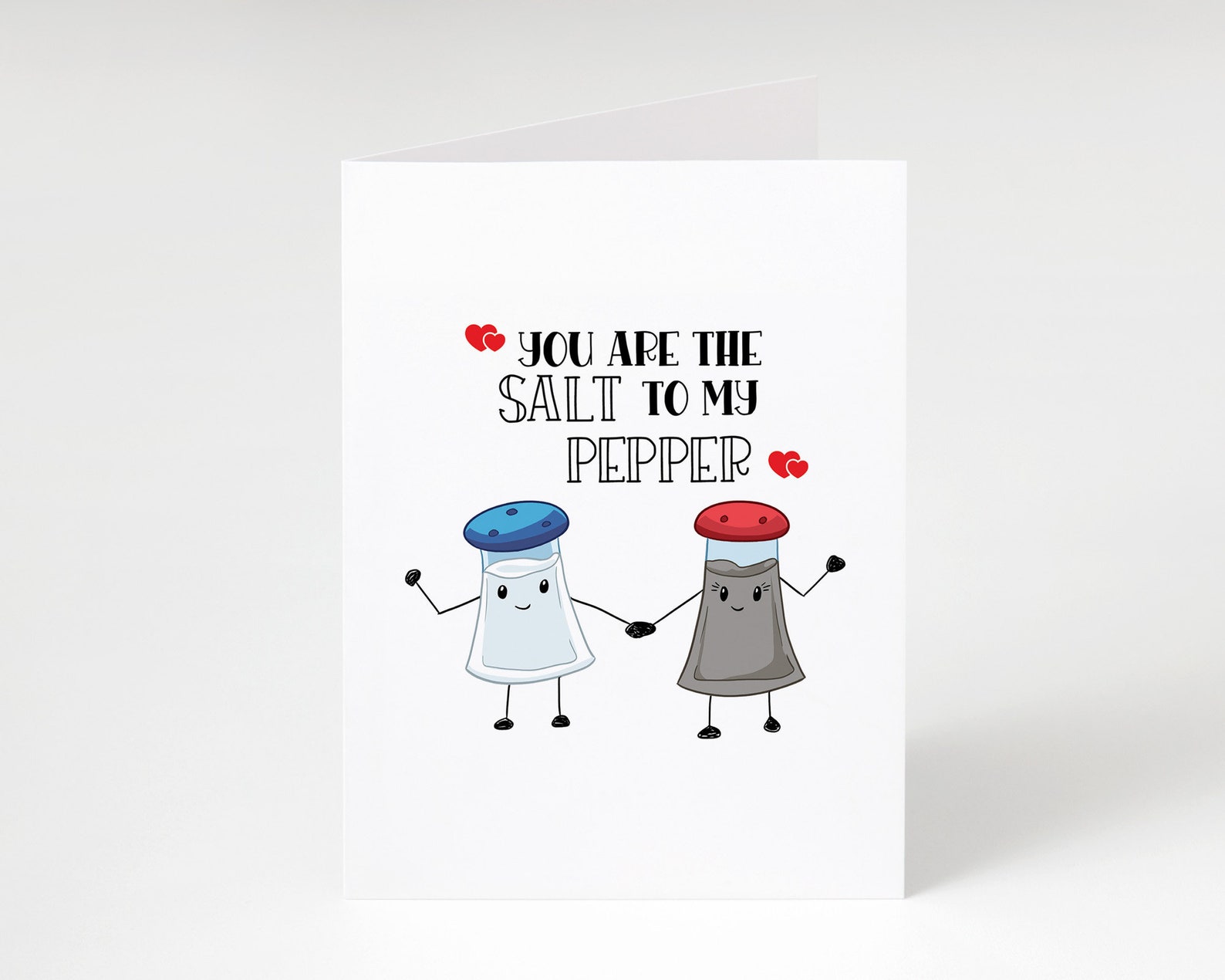 Printable Greeting Card You Are the Salt to My Pepper Etsy