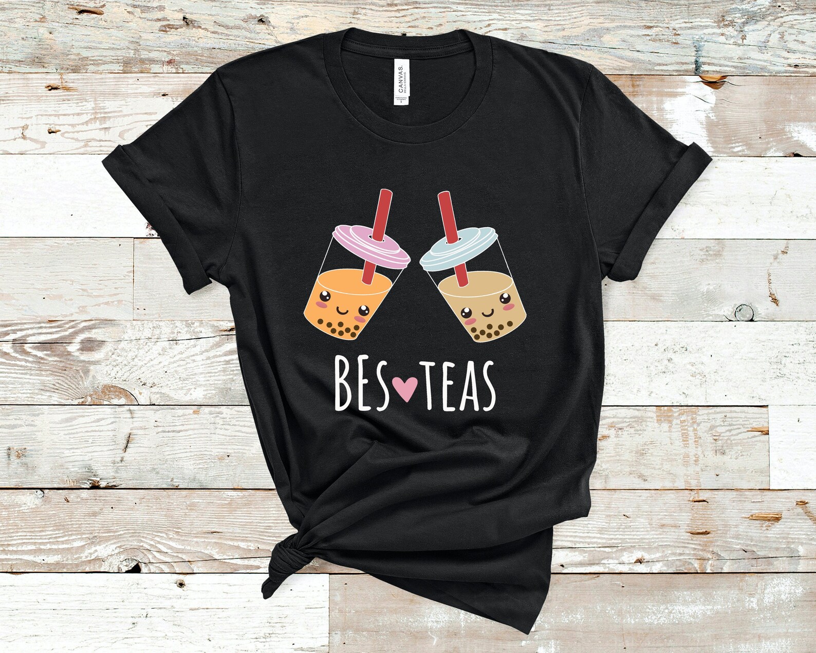 Black Bes-teas Shirt Boba Bubble Tea Lover Milk Tea Lover - Etsy