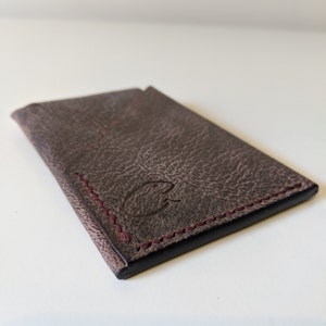 Orient card wallet - Grijs zandsteen