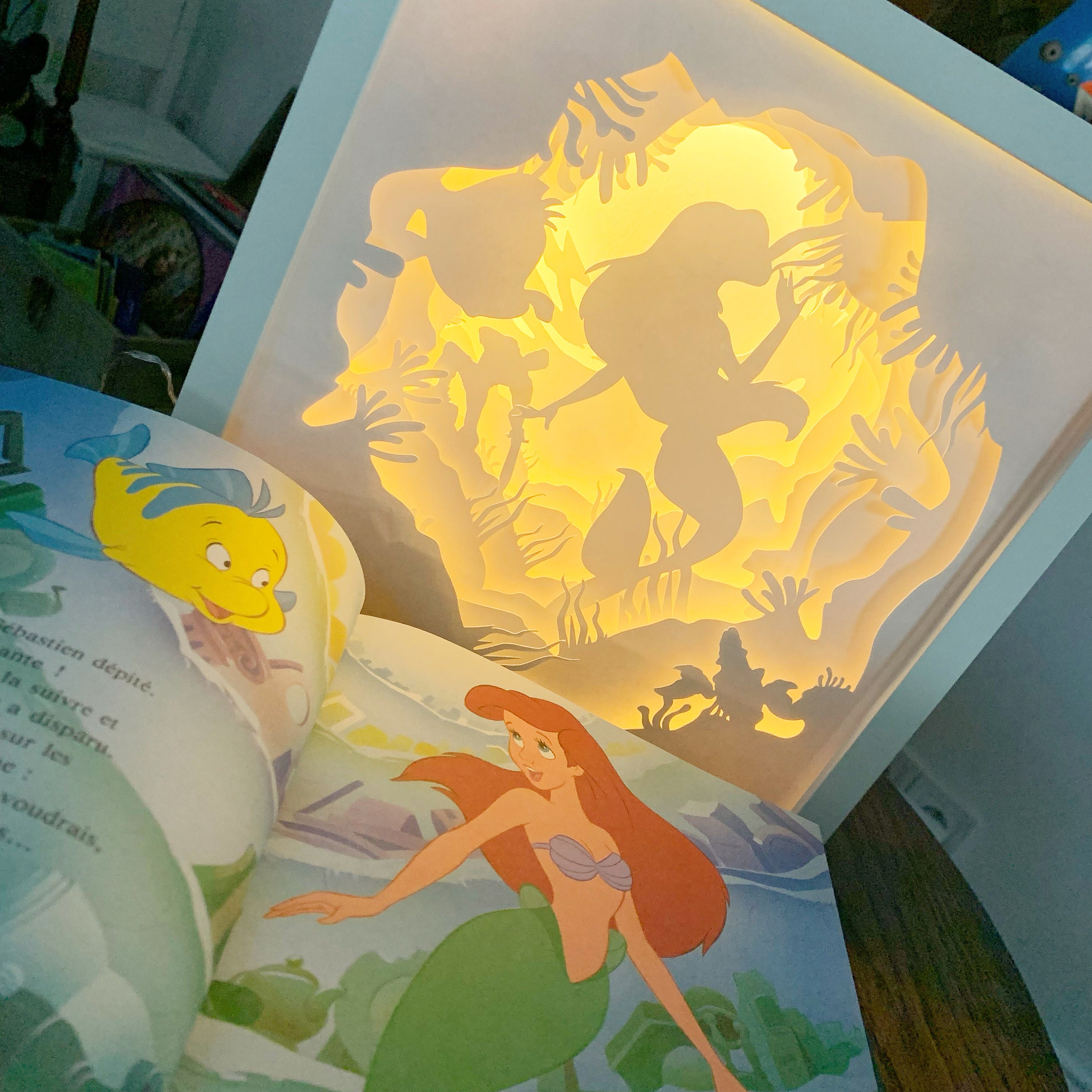 Lampe 3D personnalisée à led - Disney Ariel petite sirène - Magasin de  dragées à Marseille - Les Dragées Colchiques