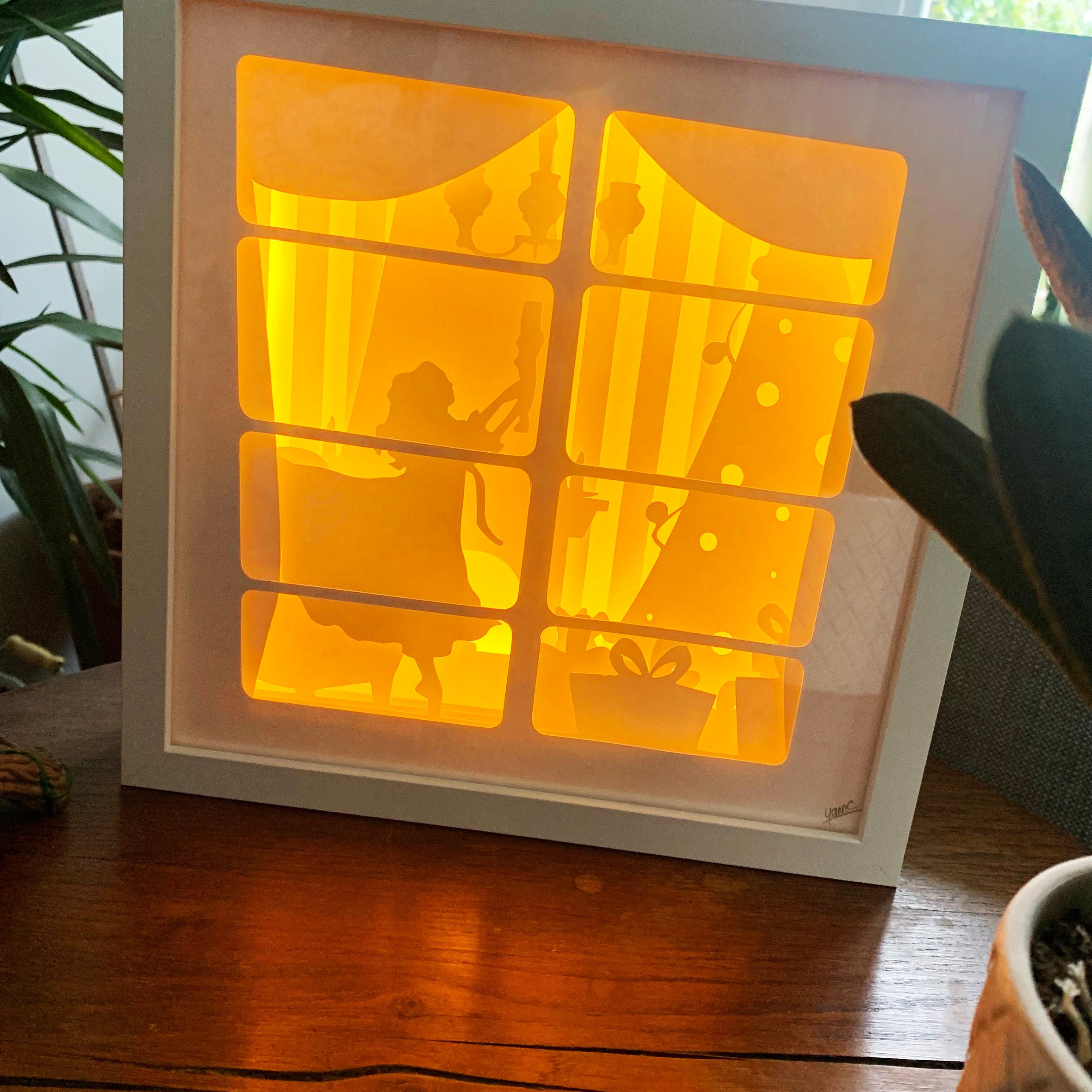 Cadre Lumineux Casse Noisette