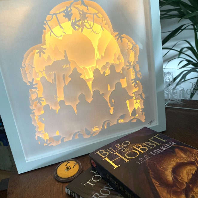 Cadre Lumineux Le Seigneur Des Anneaux