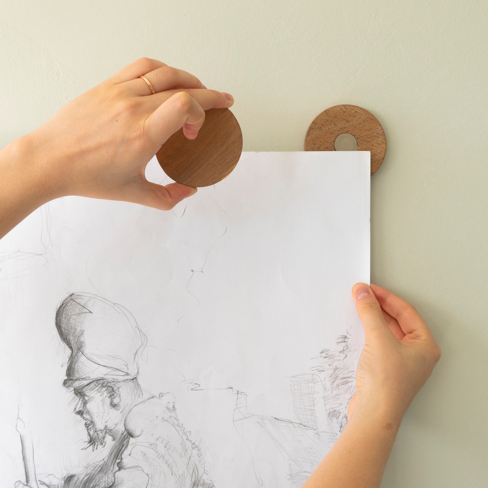 Wooden Poster Hanger Hanger Frames Wood Poster Hanger and Etsy