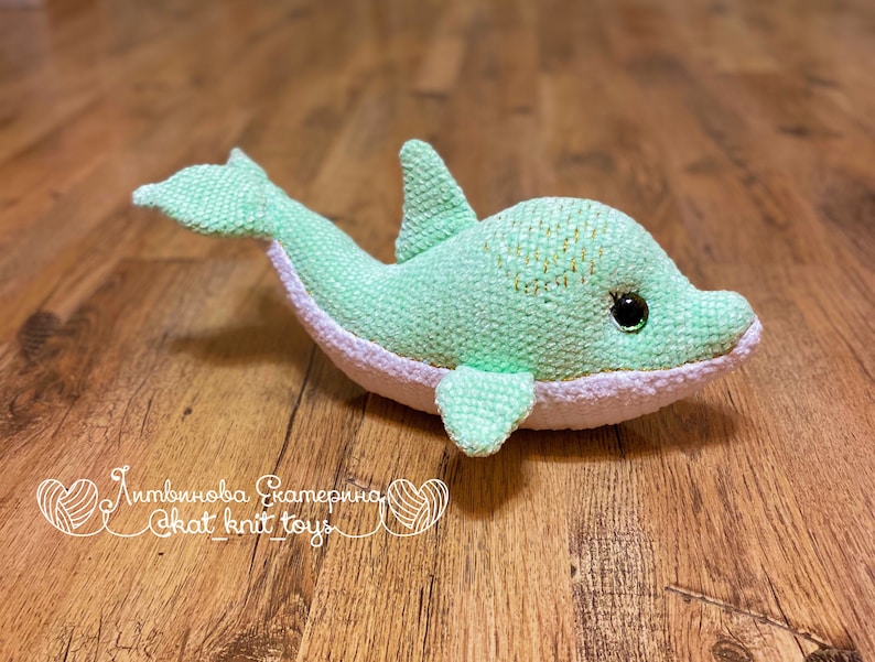 Amigurumi Dolphin Crochet Pattern Sea Animal Plush Pattern | Etsy