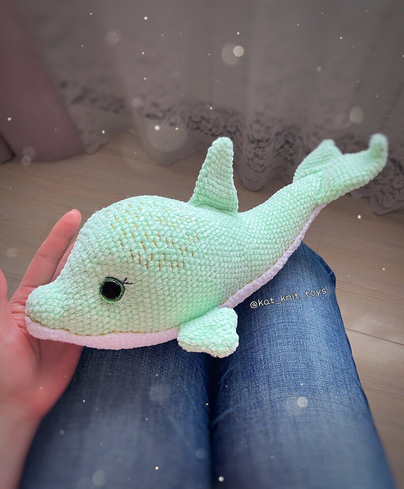 Amigurumi Dolphin Crochet Pattern Sea animal plush pattern | Etsy