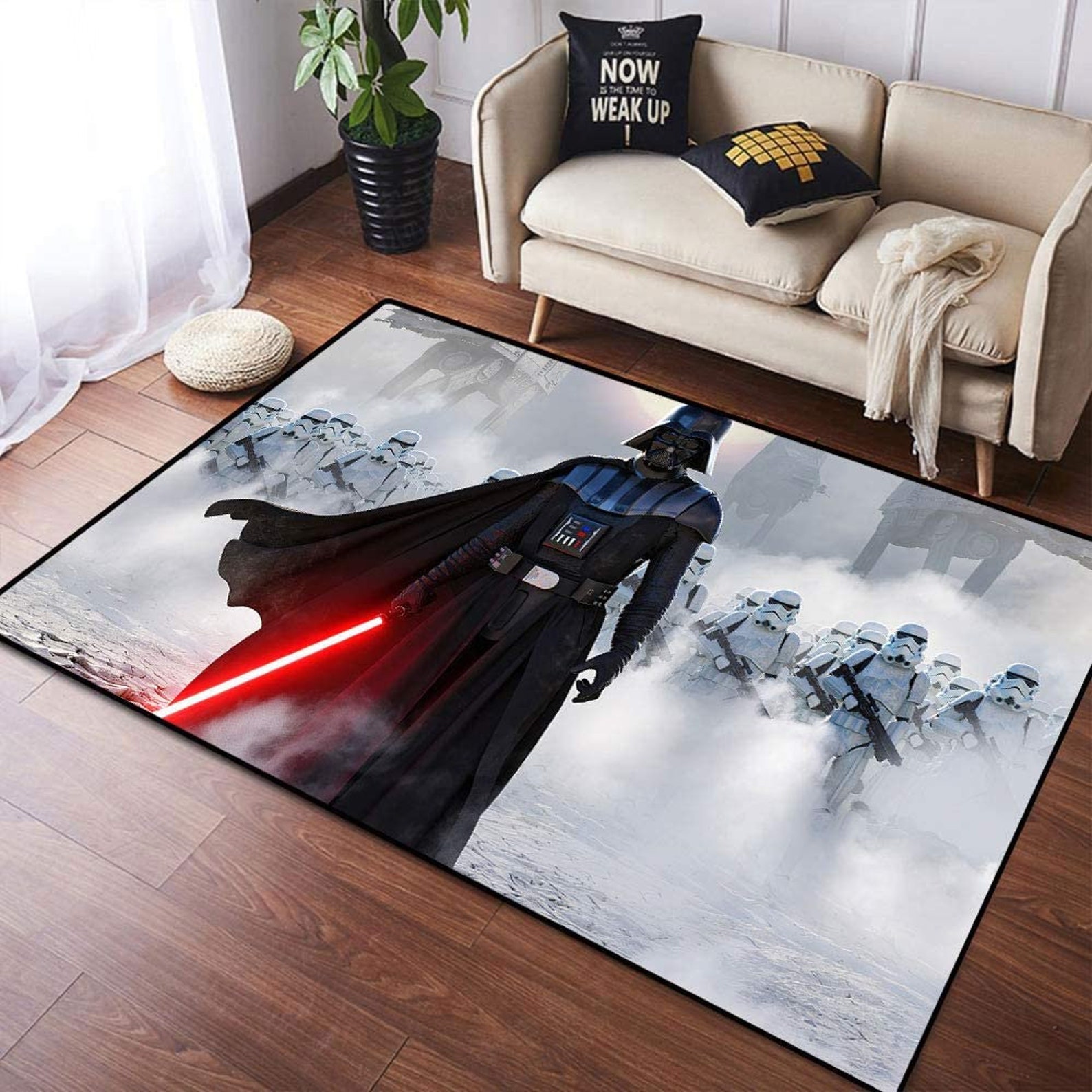 Star Wars Darth Vader Rugs AntiSkid Area Rug Living Room Etsy