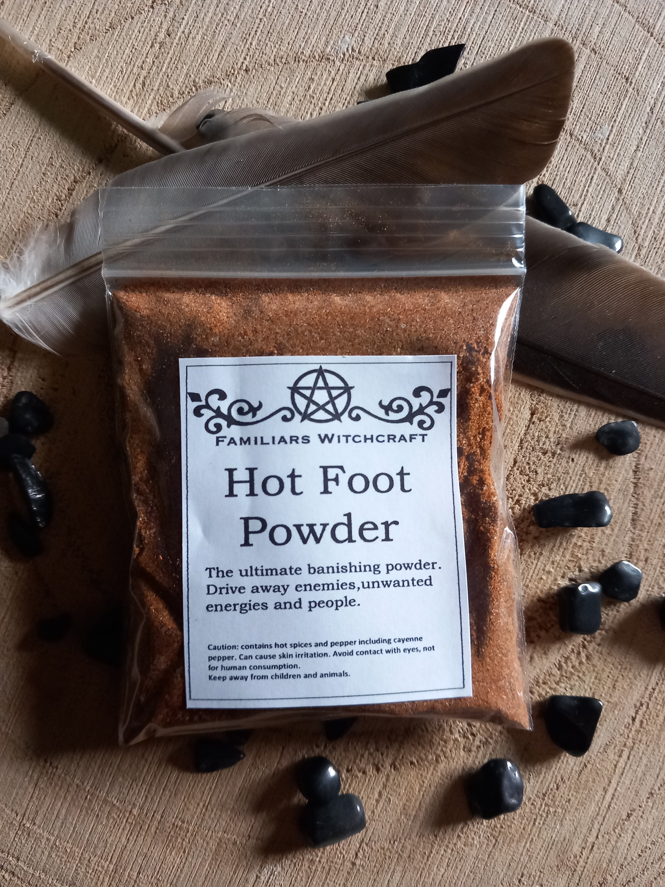 Witches Apothecary Hot Foot/Root Powder | Voodoo Black Magic Herbal Mix | 3 Oz Fresh Ritual Powder