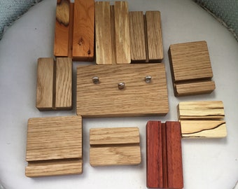 Creative makers small stand off-cuts mixed sizes and slot sizes, random group of small oak stands off-cuts.