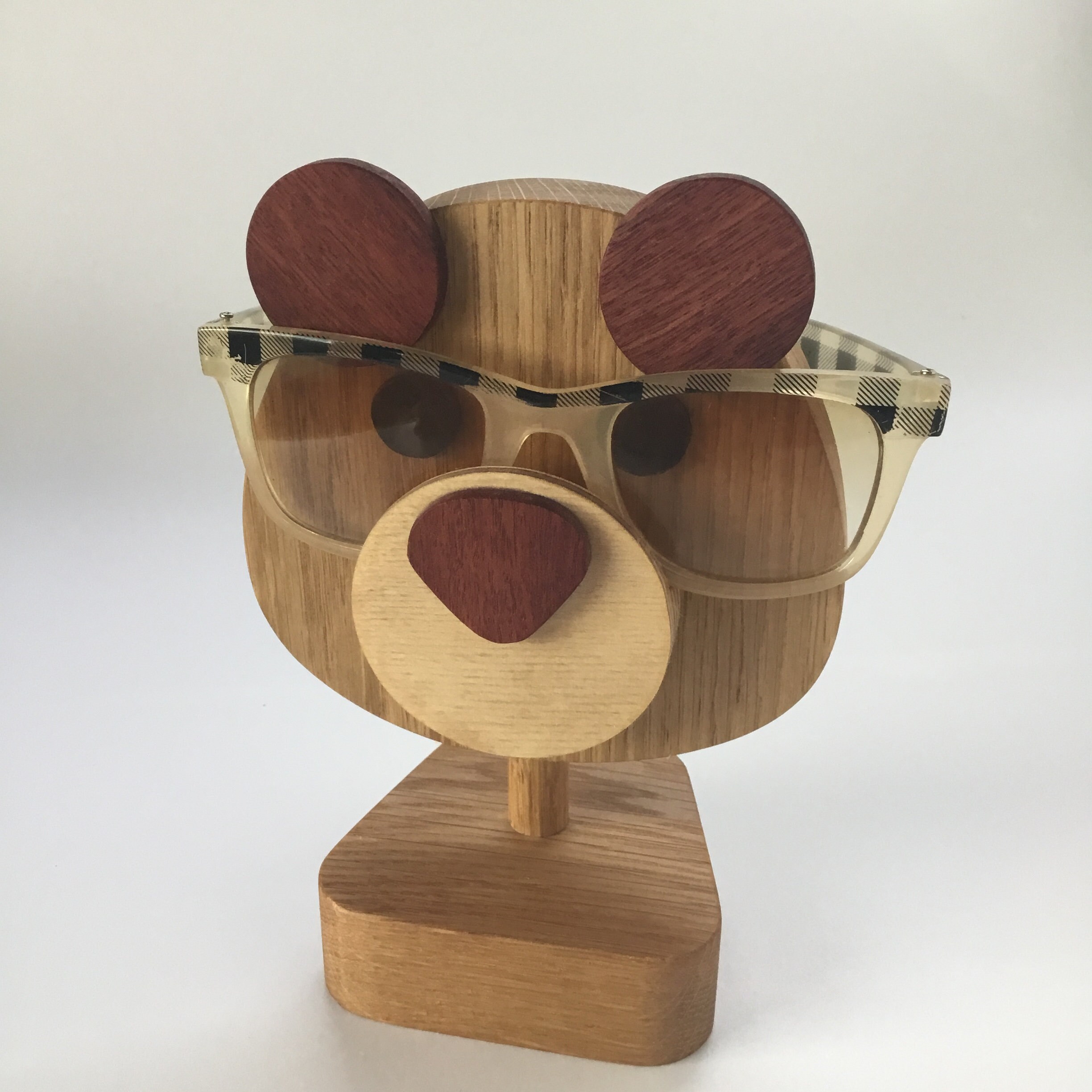 Reading Glasses Stand Wooden Glasses Stand Bear Glasses Etsy UK