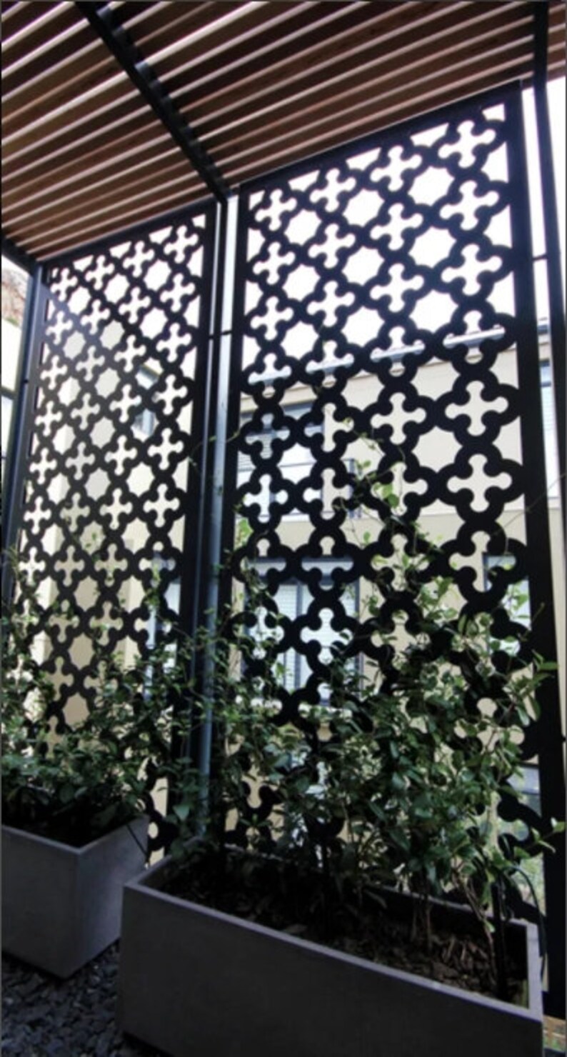 DXF for Outdoor Garden Patio Partition