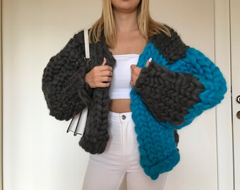giant knit sweater