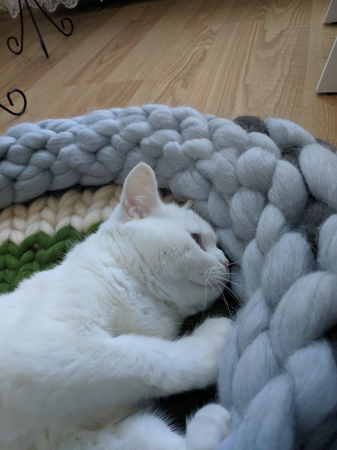 Giant Cat Bed Chunky Knit Cat Bed Size 65cm XXL Gift Cat Etsy