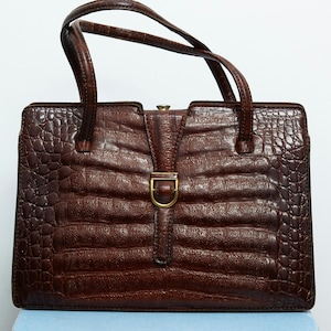 Sac faux croco top