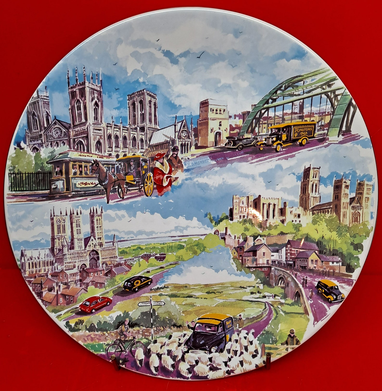 Decorative the Ringtons Heritage Plate 10 by Wade Etsy UK