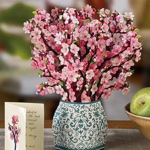 AANVULLEN / 3D-look prachtige grote bloemenkaart / verschillende designs, gaat eeuwig mee