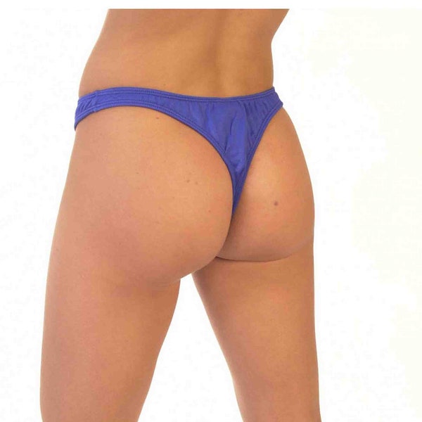 Royal Blue Thong Bikini Bottom - Clearance Price