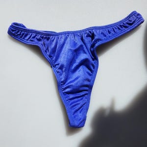 Royal Blue Thong Bikini Bottom - Clearance Price