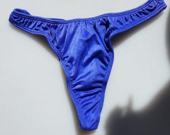 Royal Blue Thong Bikini Bottom - Clearance Price