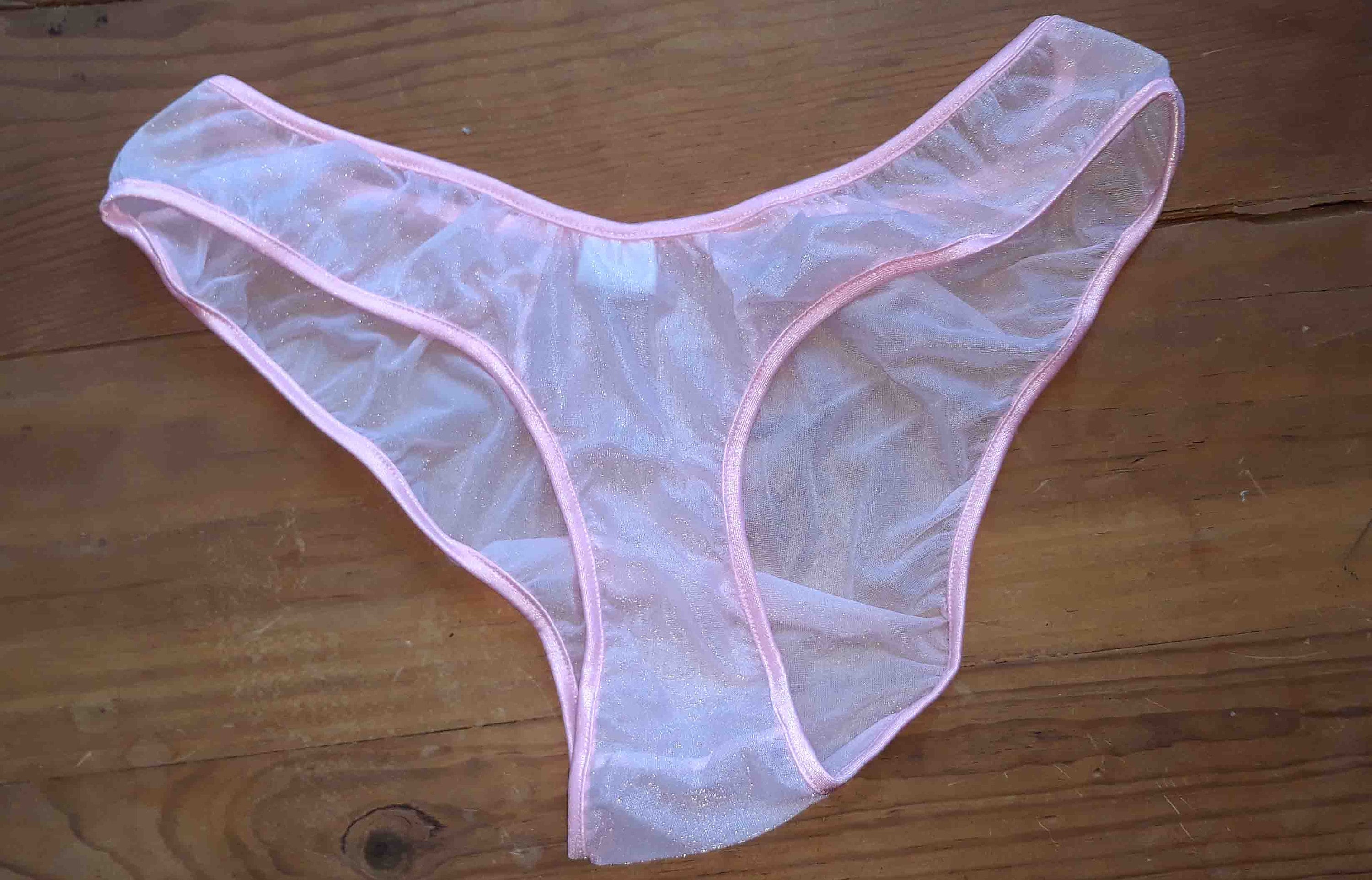 Sheer Romance Thong Panty - Etsy