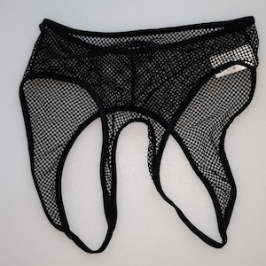 Double Danger - Fishnet Panty - Mature