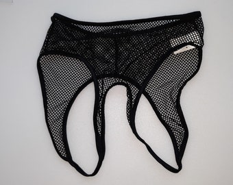 Double Danger - Fishnet Panty - Mature