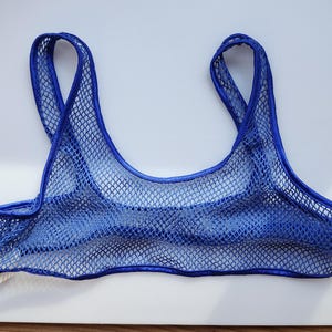 Fishnet Halter Bra