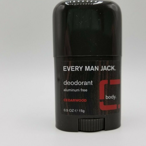 Every Man Jack, Deodorant Cedarwood Travel, 0.5 Ounce