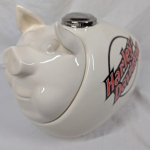 Harley-Davidson 陶器製 貯金箱 ピギーバンク Harley Davidson Piggy Banks - Etsy