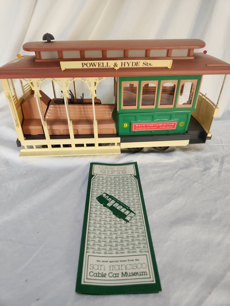Jim Beam San Francisco Cable Car 1983 Powell & Hyde Decanter W Box