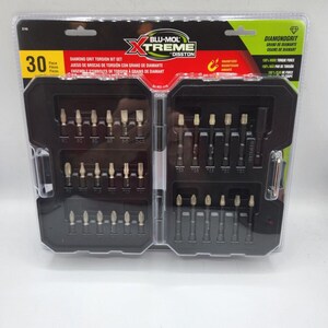 Blu-Mol Xtreme 30 Piece Bit Set with Carry Case