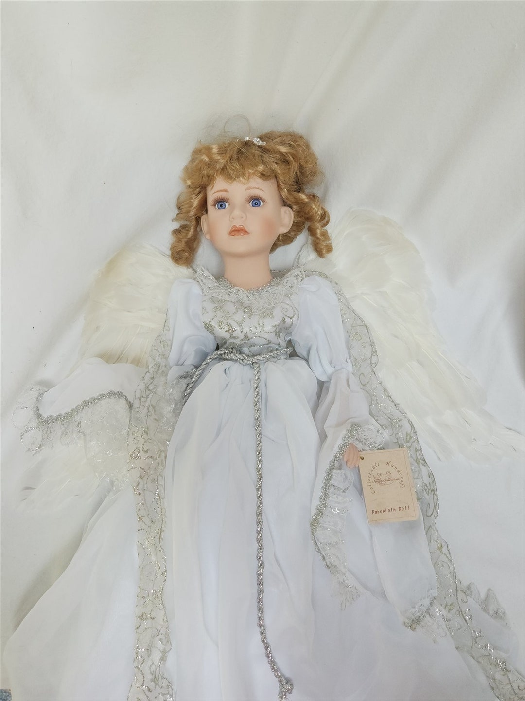 Swan Collection Porcelain Doll ondrea 22 With Wings and Box Etsy