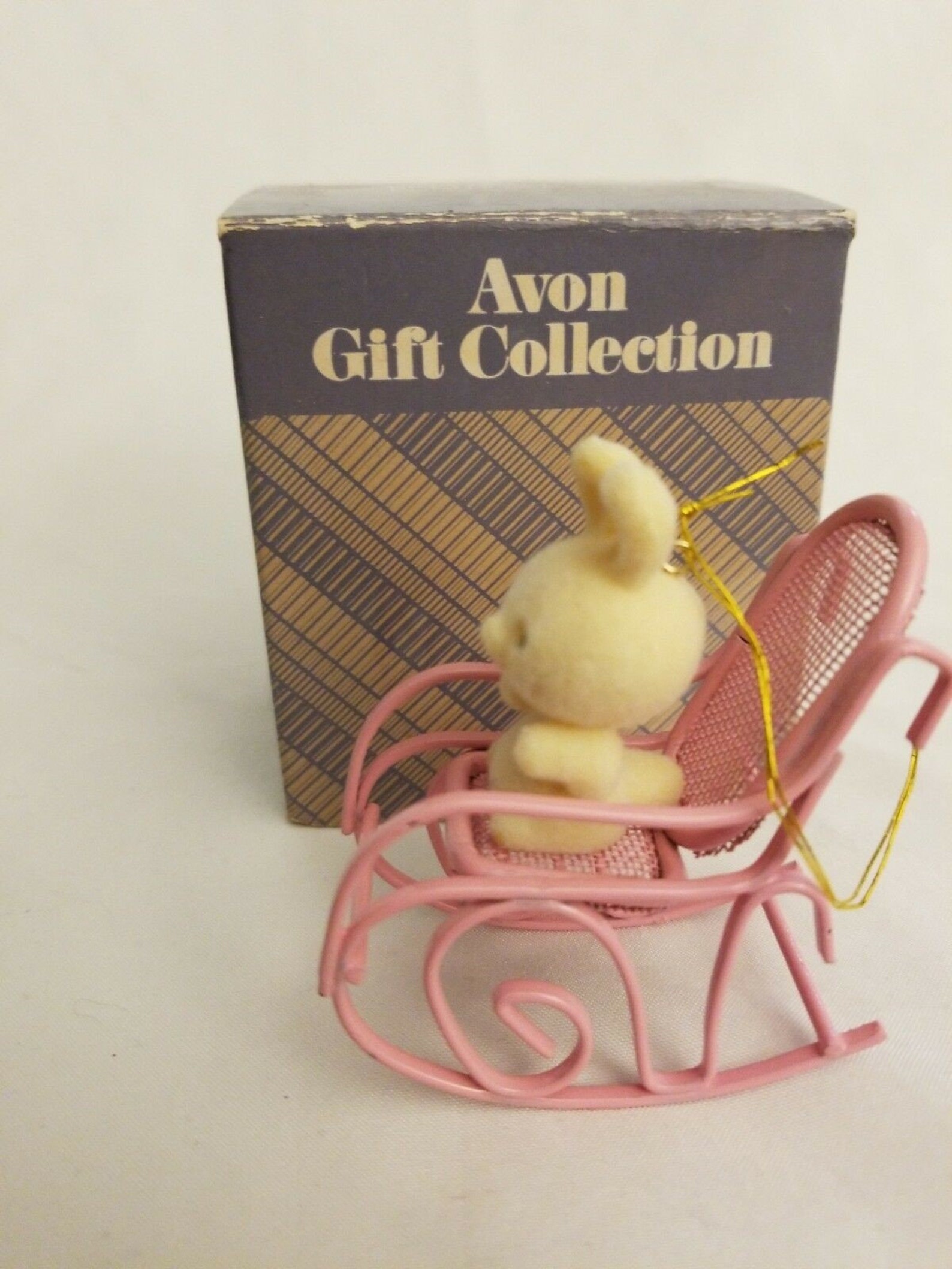 Avon Spring Bunny Collection Bunny in Rocker | Etsy