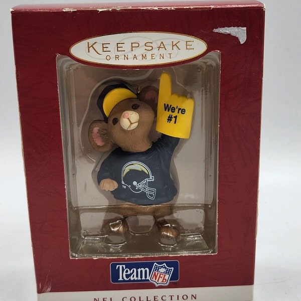 Hallmark 1996 Keepsake NFL Collection Ornament - San Diego Chargers