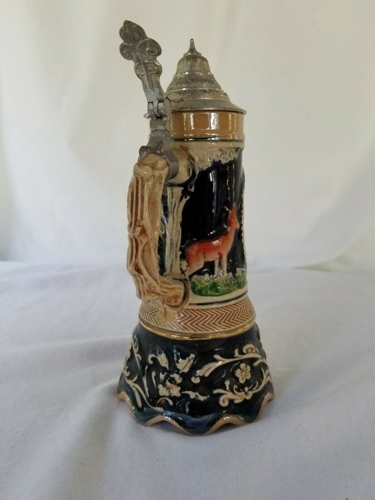 German Lidded Beer Stein Music Box A Touch of Comfort Etsy