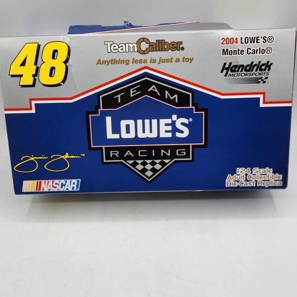 2004 Jimmie Johnson 1/24 Team Caliber Owner Series Pearl Lowes #48