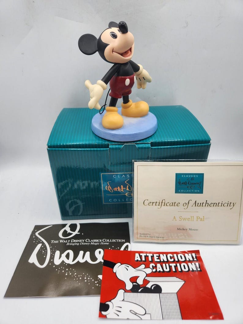 WDCC Mickey Mouse “A Swell Pal” Figurine - Box and COA - 4001763 画像 1