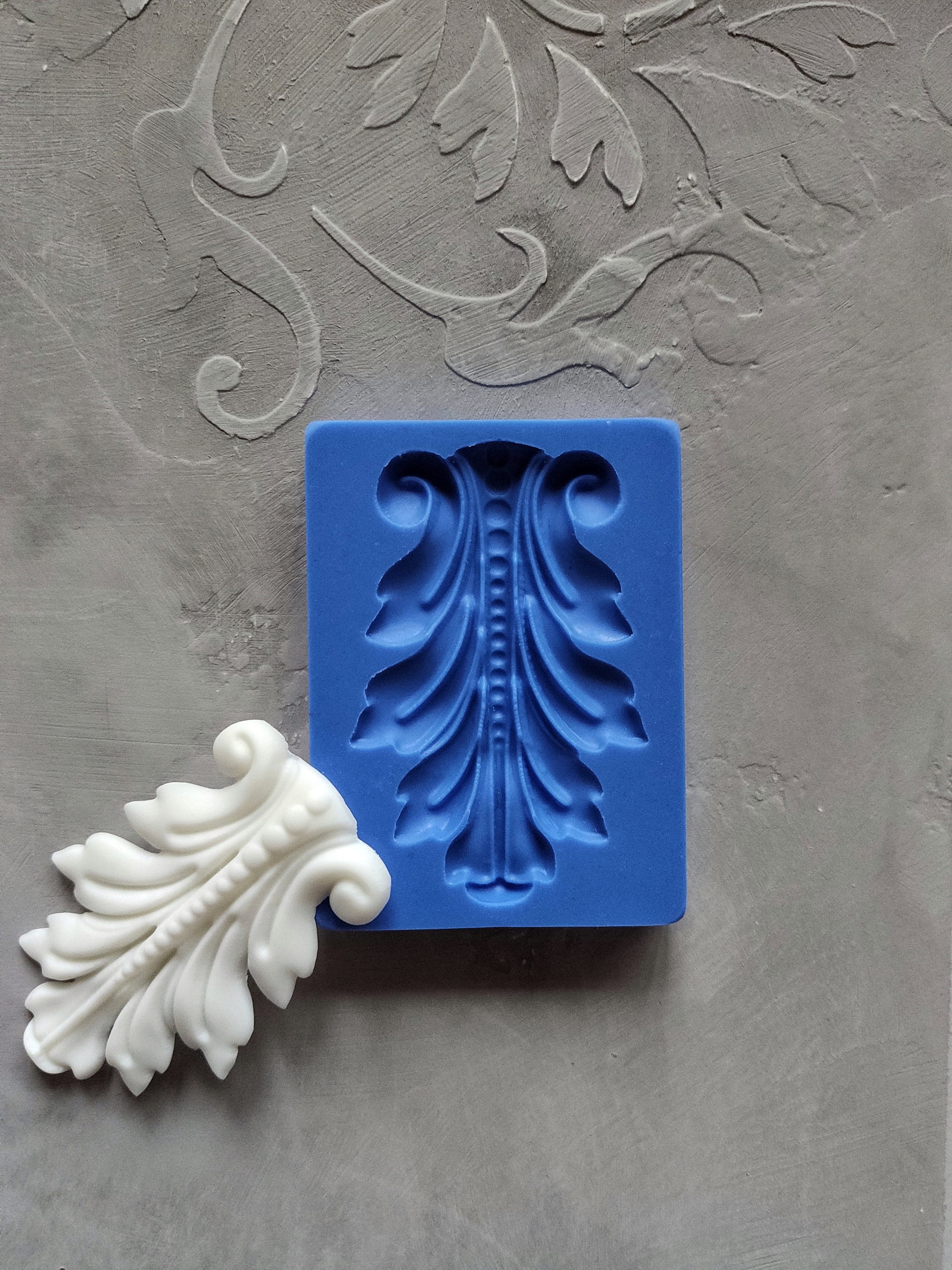 Silicone Mold Acanthus 6 Mold for Clay Mold for Furniture Etsy
