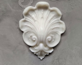 Deko-Resinform Muschel, Resin-Gießform, Möbelapplikation (8,5 x 6,9 cm)