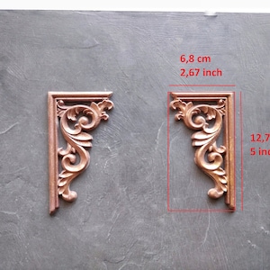 Resin Corners Set  (1Left+1Right)  Chic Corners for furniture upcycling or home art projects