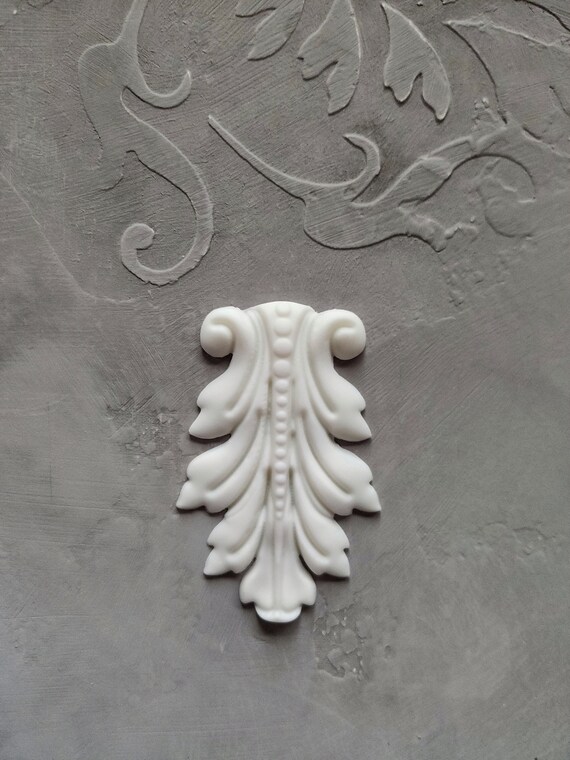 Molduras De Resina De Acanto, Apliques Para Muebles