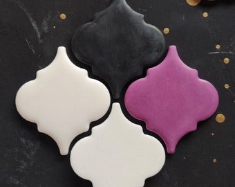 Rhombus Resin Applique, Furniture Moulding, Upcycling Onlay