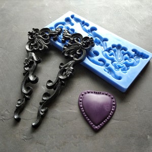 Silicone mold Vintage Chic corners, furniture appliques, ornate mouldings, furniture upcycling supplies