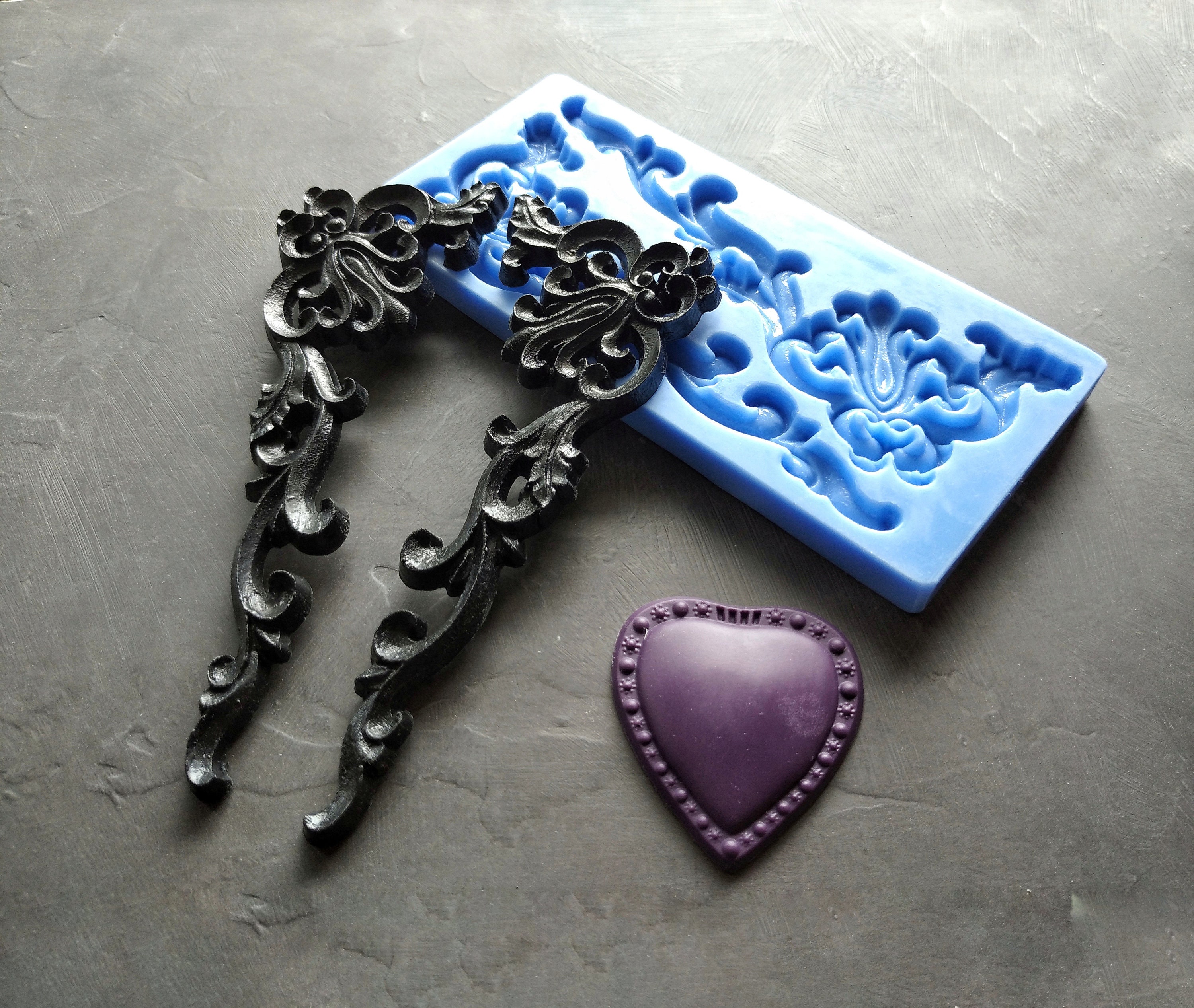 Moule En Silicone Pour Corbeaux Décoratifs / Supports D'étagère - Ornés - Occasion - Royaume-Uni